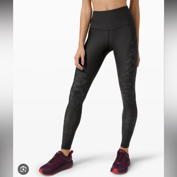 lululemon athletica Pants - Lululemon Mapped Out High Rise Tight Leggings in Camo 28”